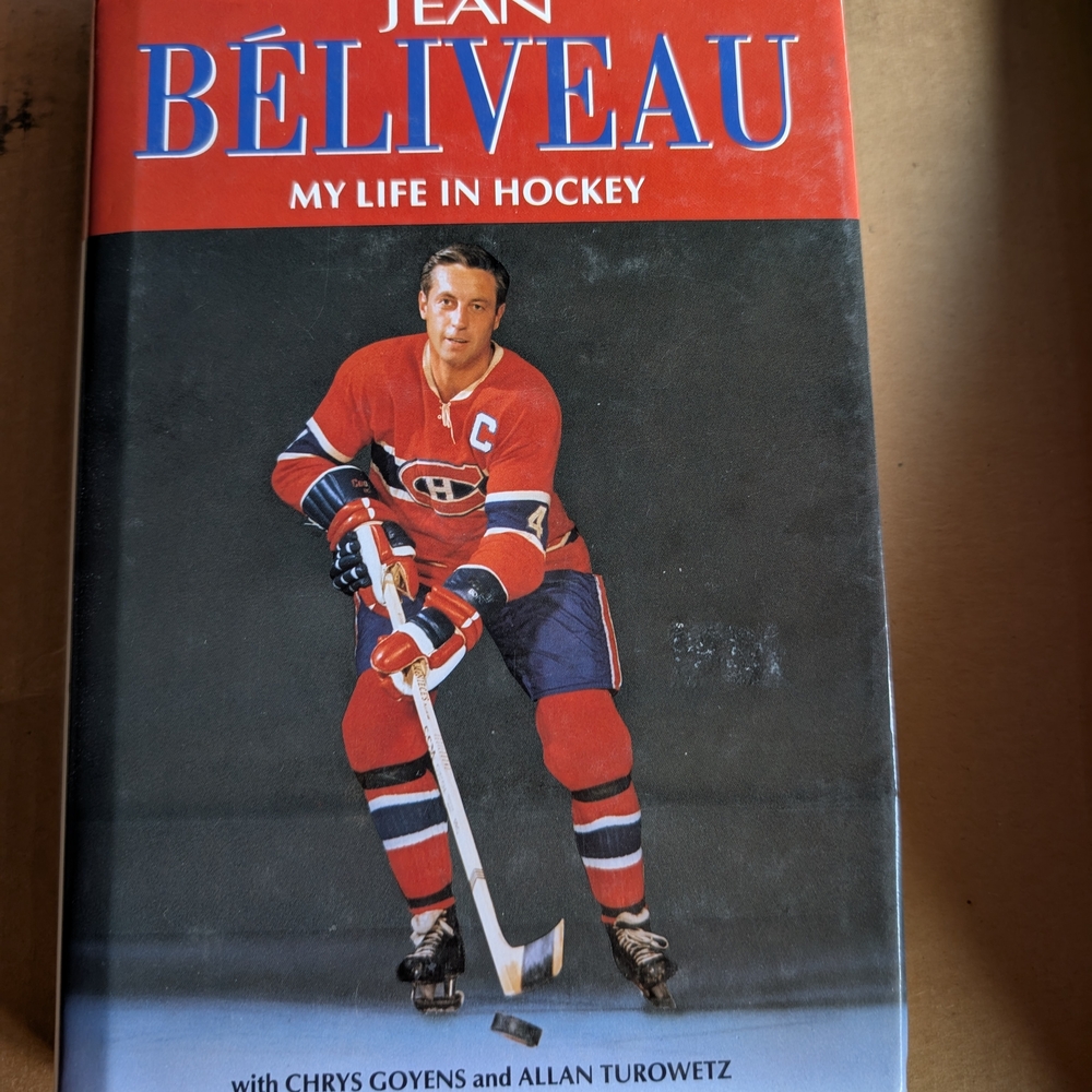 Jean Béliveau My Life in Hockey Book H/C